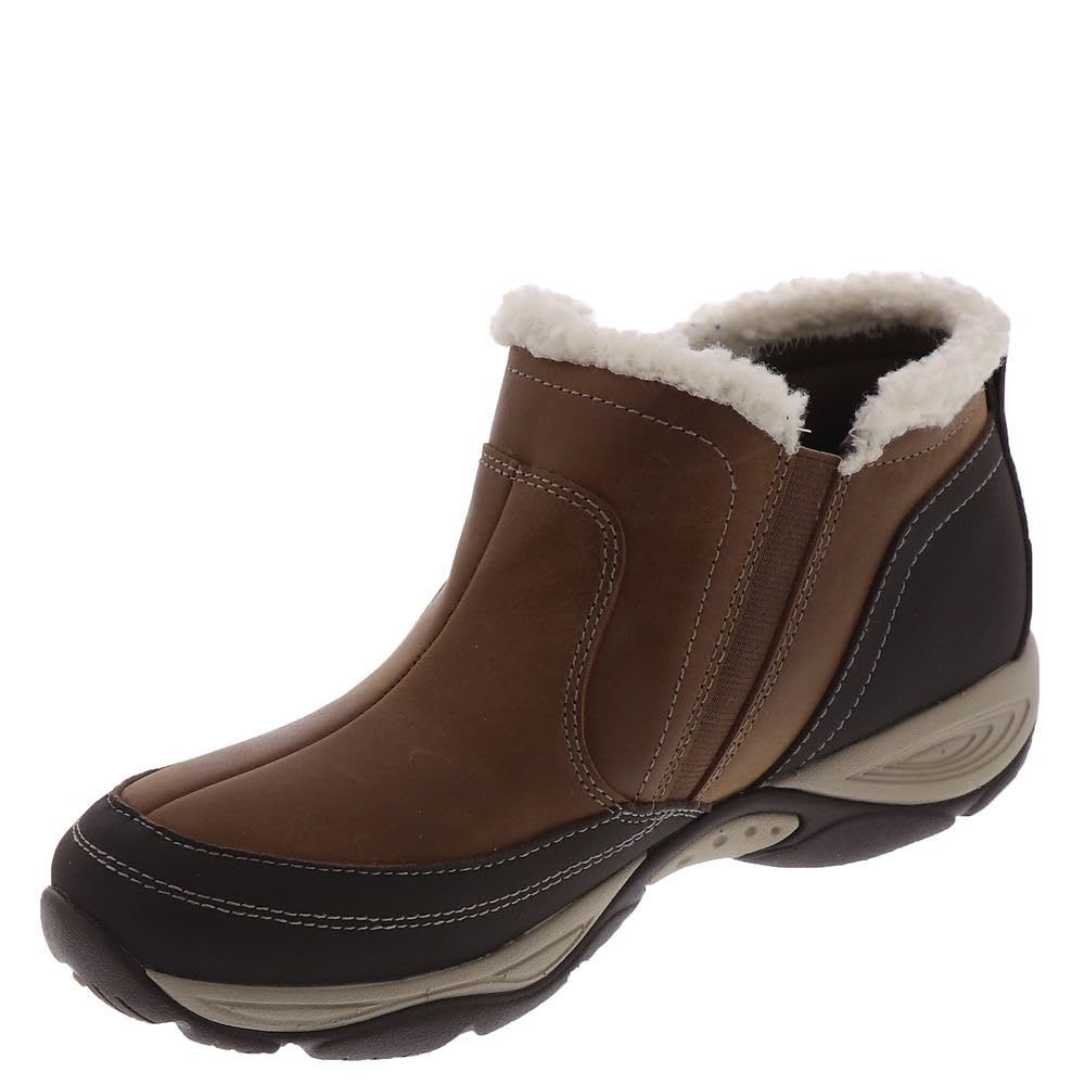 Easy Spirit Womens E-rachele Leather Closed Toe Ankle Fashion Black-1 Size 8.0 f
