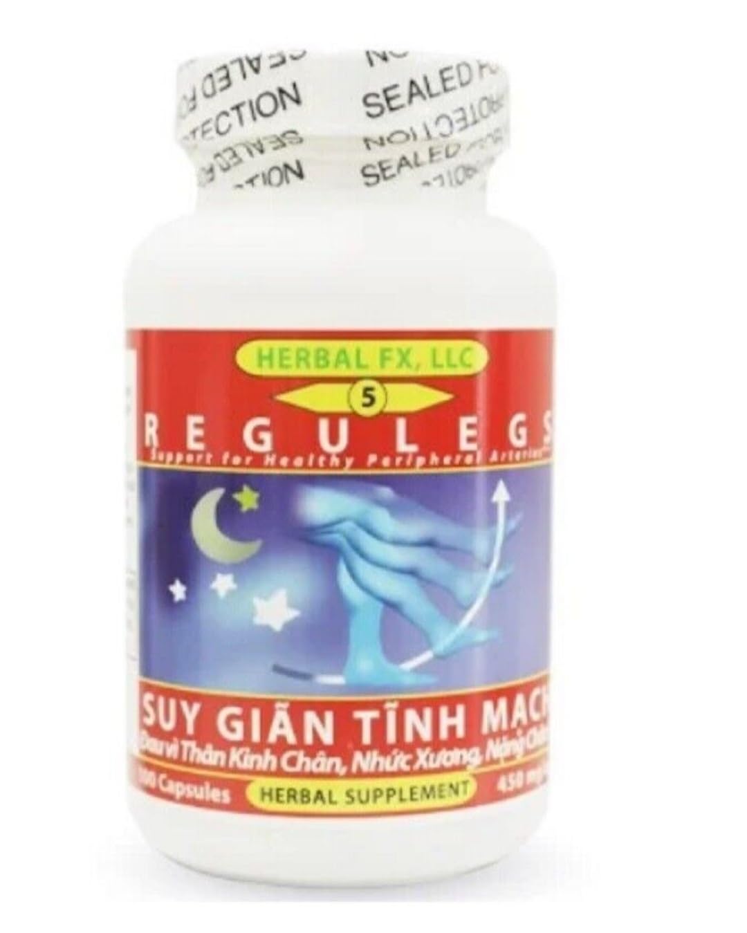 ReguLegs Dau Nhuc Chan 100 capsules