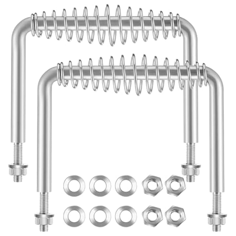 CTRLZS Barbecue Grill Handles Steel Spring Handle for BBQ Wood Stove Handles Replacement