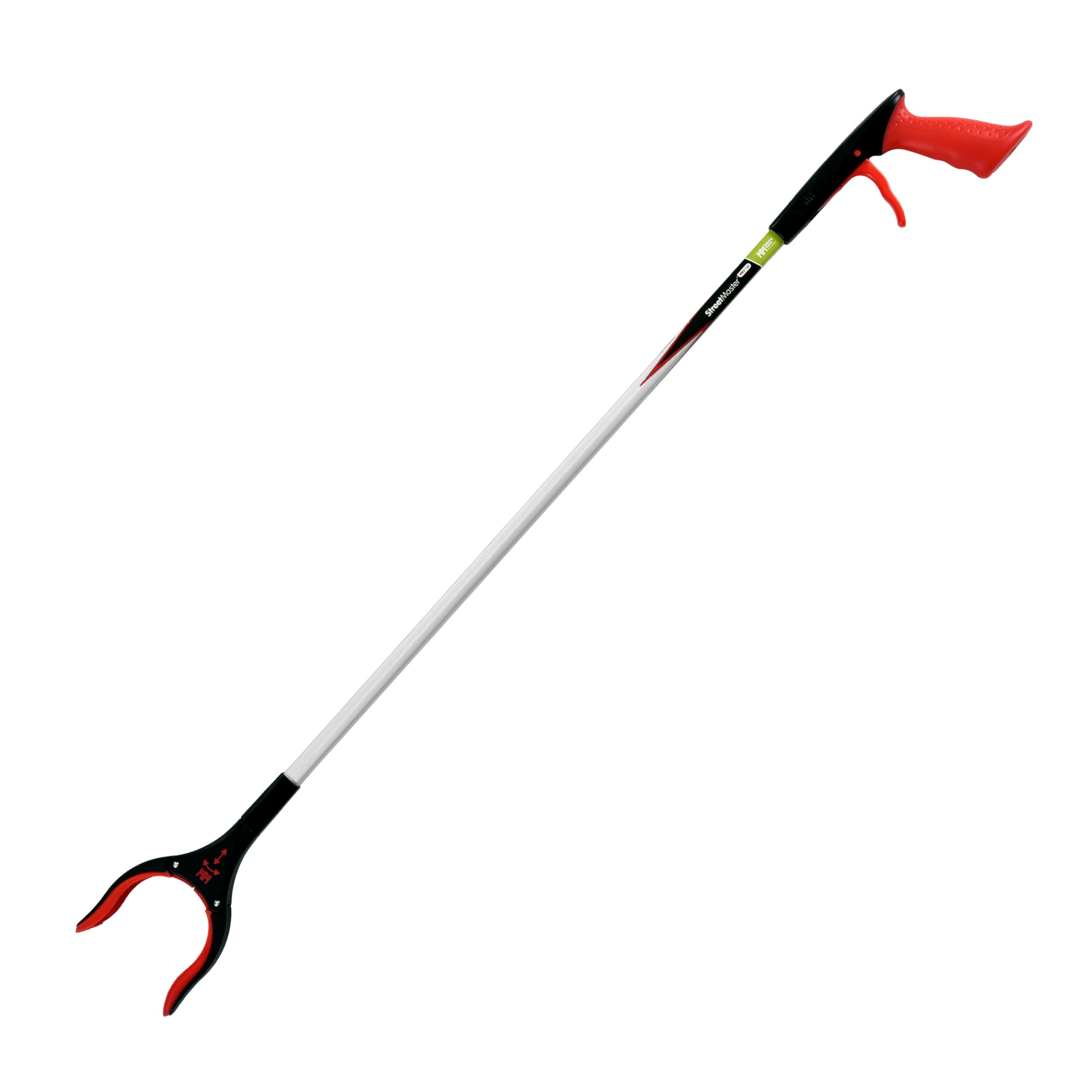 The Helping Hand Company Streetmaster PRO Extra Long Length Litter Picker 50”/127cm. Long Trash Picker for Adults. Multi Use Grabber with Rotating Head, Easy Grip Lightweight Grabber for Rubbish