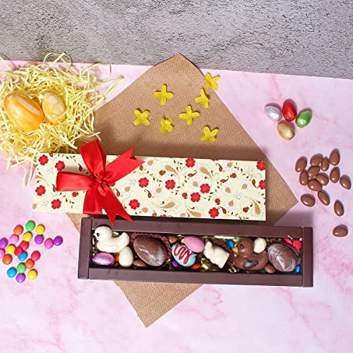 Image of Velvet Fine Chocolates Easter Chocolates in Shape of Eggs, Hens & Bunnies, 150g | Easter Chocolate Egg, Bunnies Gift Box