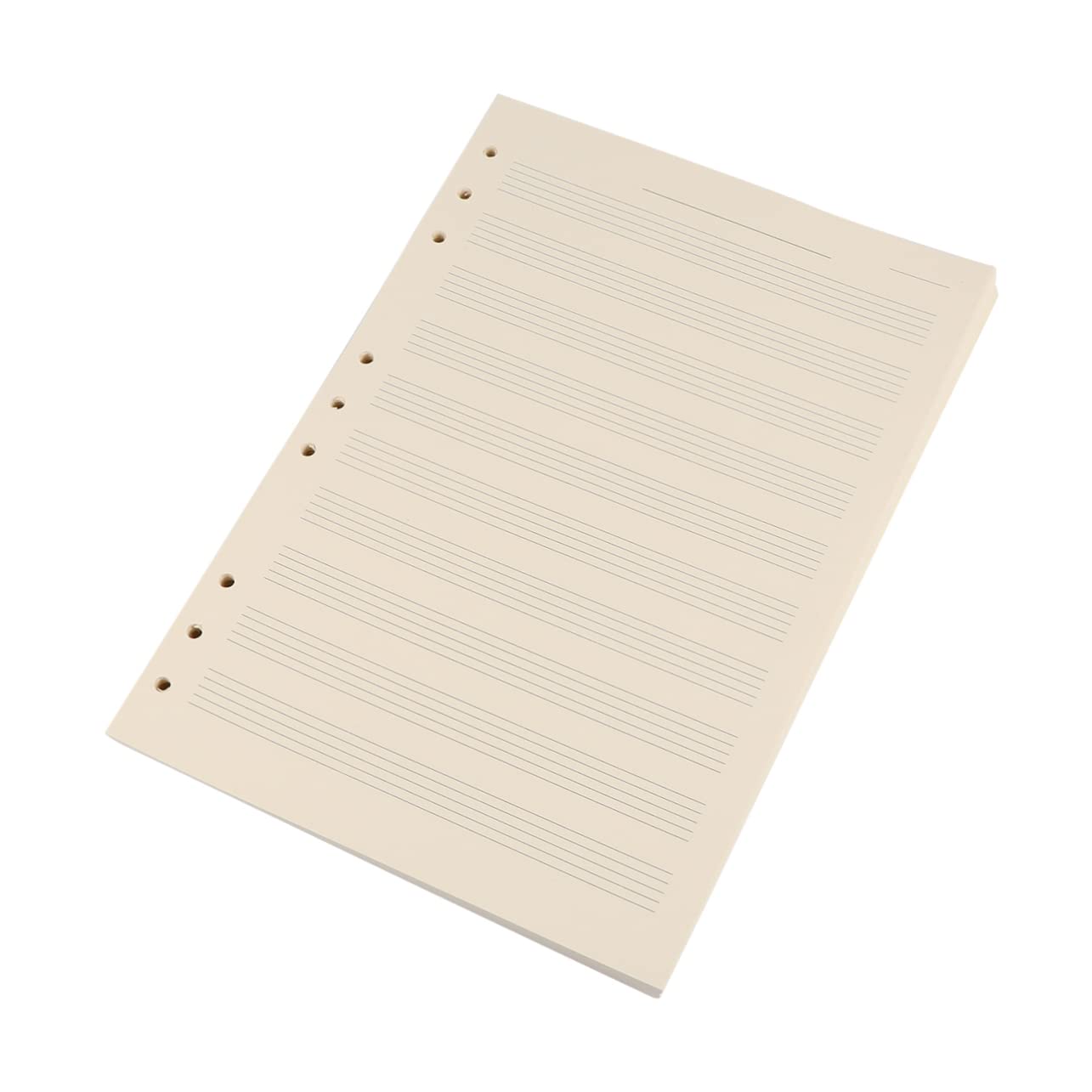 NUOBESTY 100hojas Papel De Música Sueltas De Páginas Recambio Práctico Para Cuadernos De Composición Para Estudiantes Y Músicos