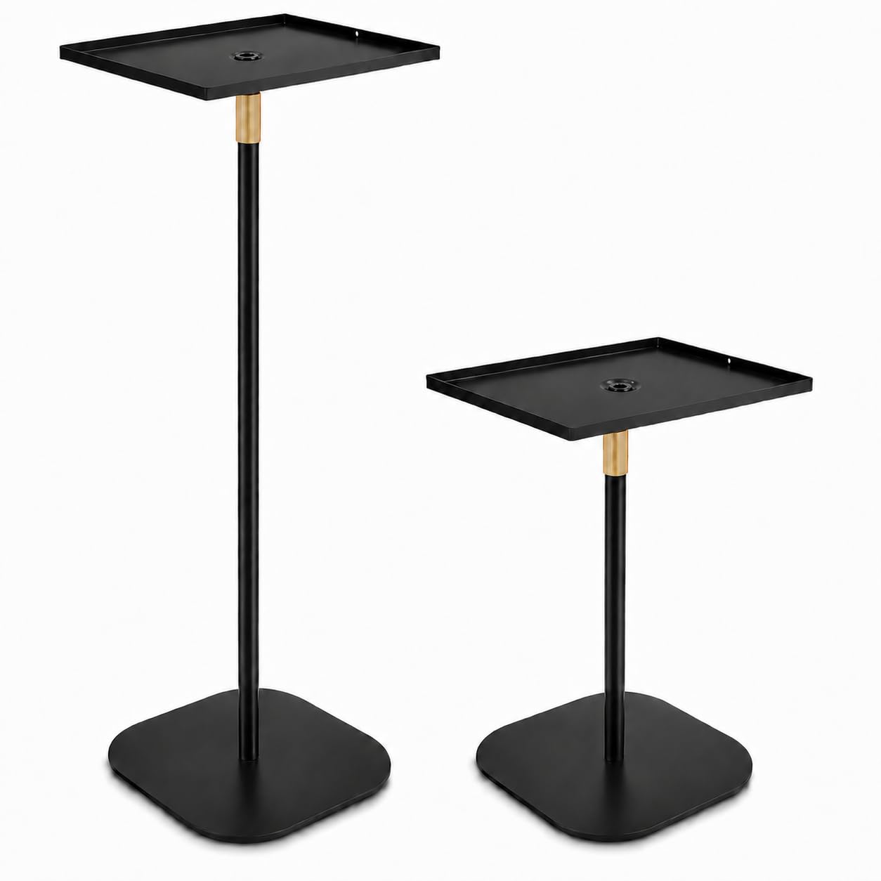 Beamer Ständer Höhenverstellbar 45 160 cm, Projector Stand aus Kohlenstoffstahl mit Schwerer Metallbasis, Beamer Halterung Bodenständer für Heimkino, Büro, Schlafzimmer und Outdoor
