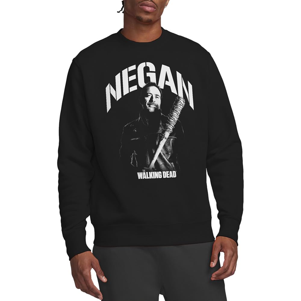 The Walking Dead Negan Mono Unisex Sweatshirt, Black, XX-Large
