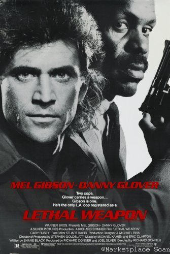 Lethal Weapon Movie Poster 24x36in