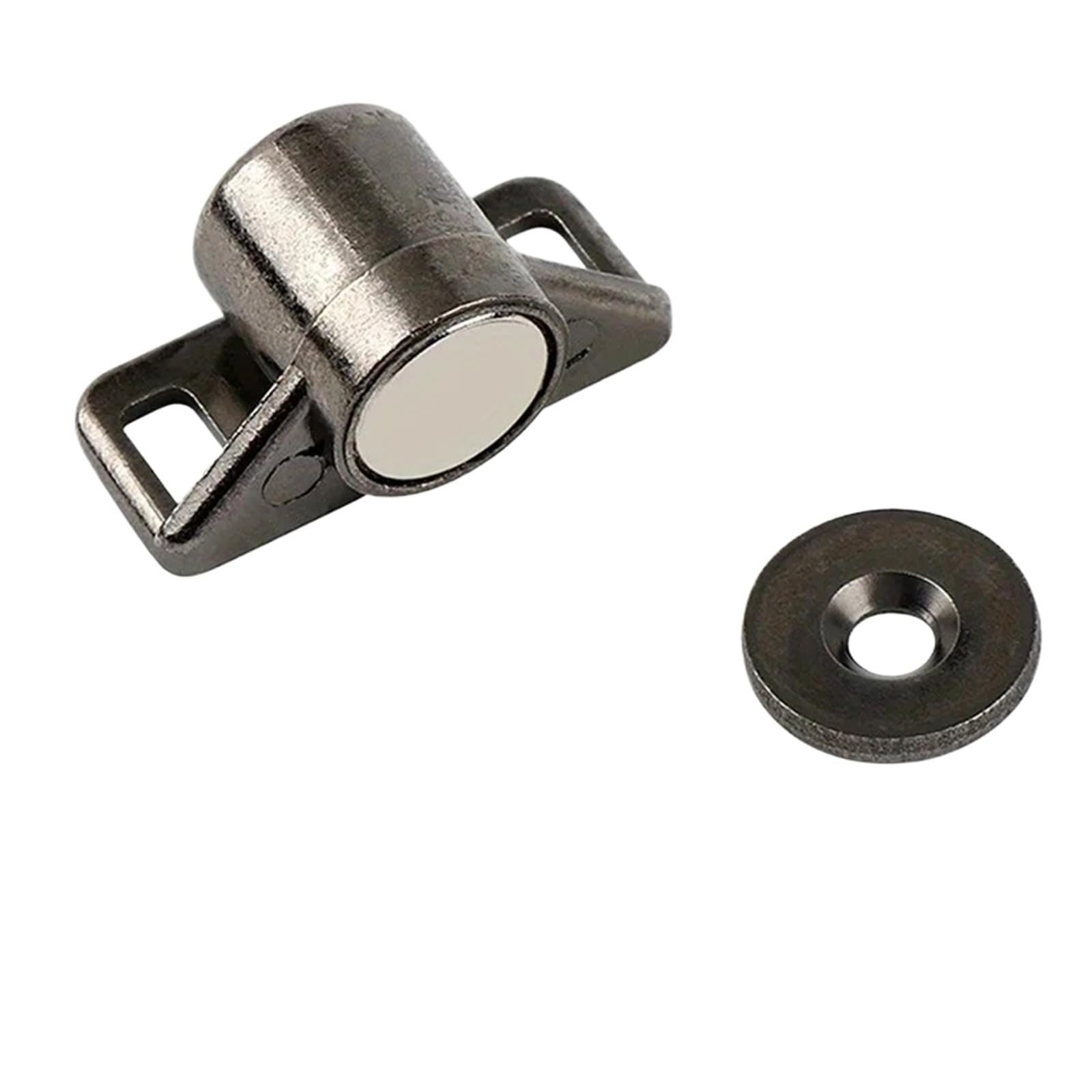 Xctdsvah Black Cupboard Latch Cabinet Door Catch Furniture Stopper Effect Neodymium Latch(Black)