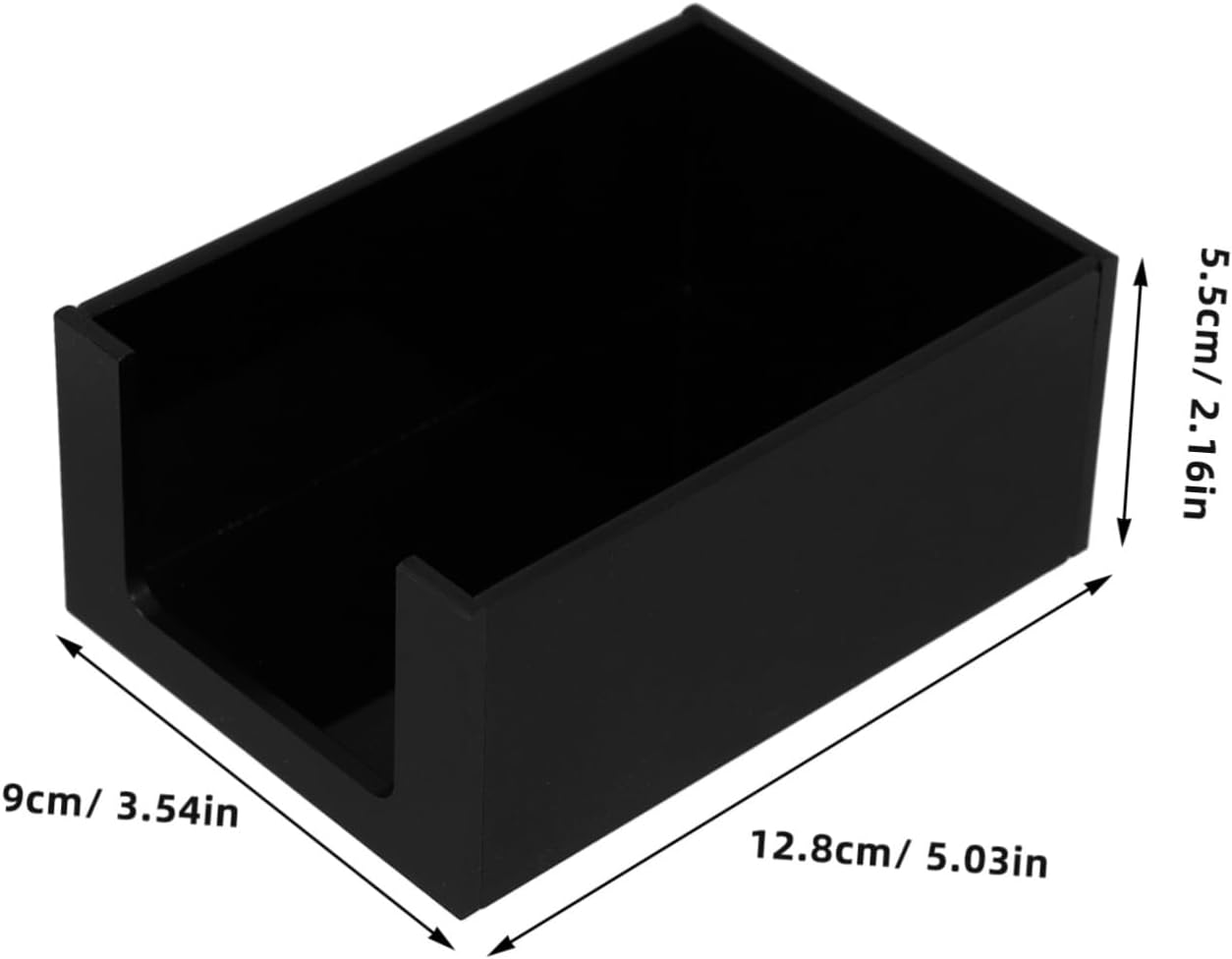 Acrylic Tea Bag and Sugar Packet Storage Box for Countertop Use