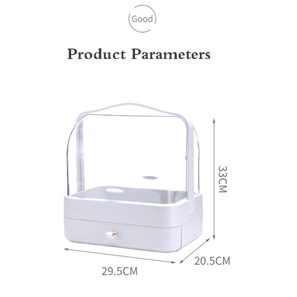 Caja Organizador De Maquillaje, Organizador De Cosméticos, Compartimento De Almacenamiento De Cosméticos con Múltiples Funciones Saludable