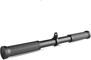 Cable Machine Attachment Straight Bar Tricep Rope Double D Handle For Home...