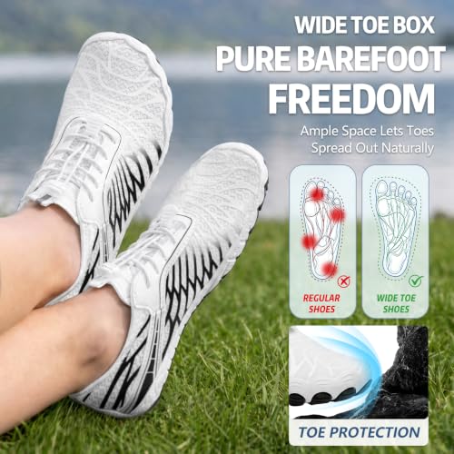 Image of ELETON Barefoot Shoes Women Men Hiking Water Shoes Wide Toe Box Zero Drop