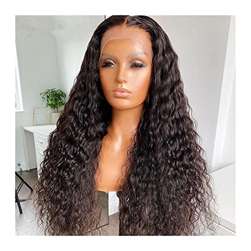 Perruque en fibre haute qualité blonde avec ligne de cheveux naturelle