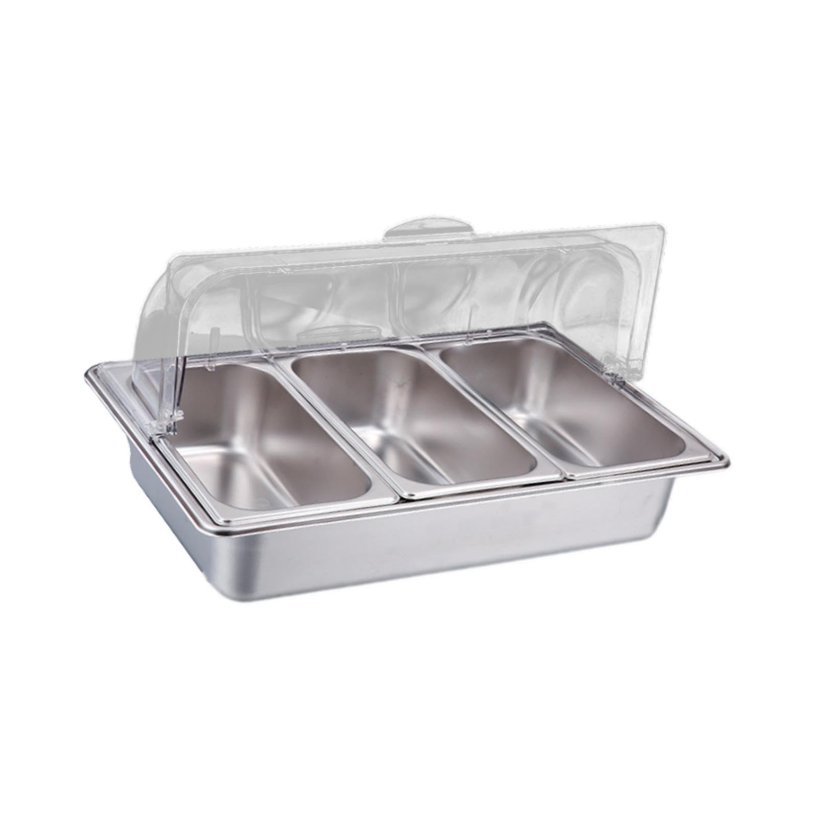 Juego de Calentadores de Comida para Buffet, Juego de Calentadores de Comida para Buffet, Bandeja de Comida, Comedor, Servidor de Buffet, Cat, 3 Ranuras