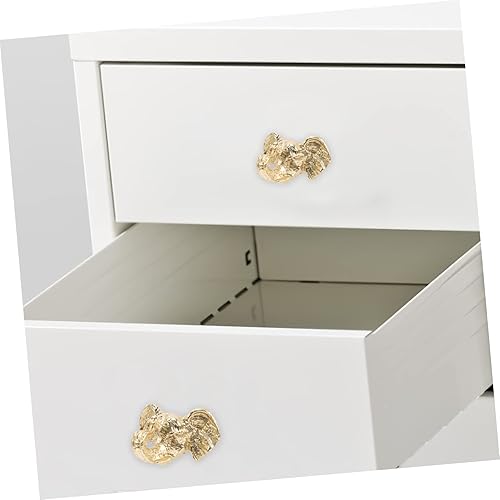 Miniatura 9 de Housoutil Perillas de latón para gabinete, manijas de decoración del hogar, pomos de cajón fáciles de instalar