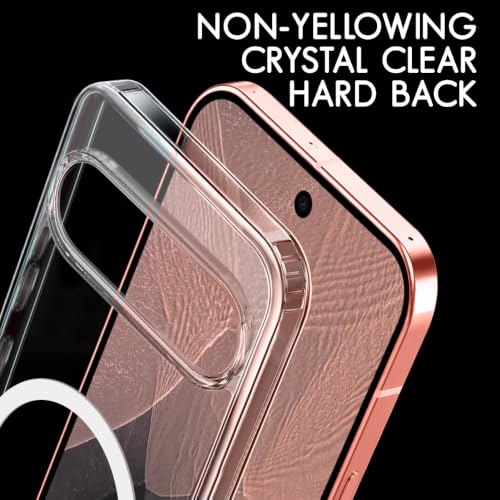 Image of TheGiftKart Ultra-Hybrid Crystal Clear Back Case Cover for Google Pixel 11 / Pixel 11 Pro | Shockproof Design | Hard Back Cover Case for Google Pixel 11 /11 Pro (PC & TPU, Magsafe Compatible, Clear)