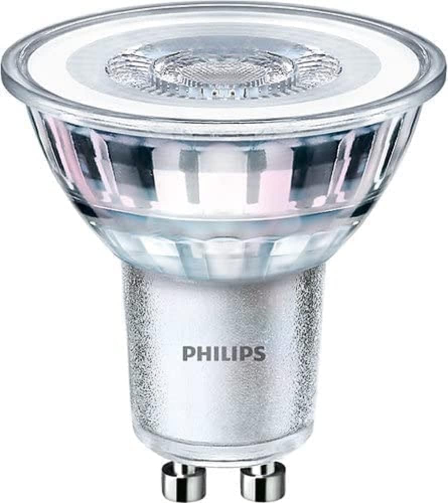 Philips LED, Faretti, 10 pz, equivalente a 50W, attacco GU10, Luce Bianca Calda