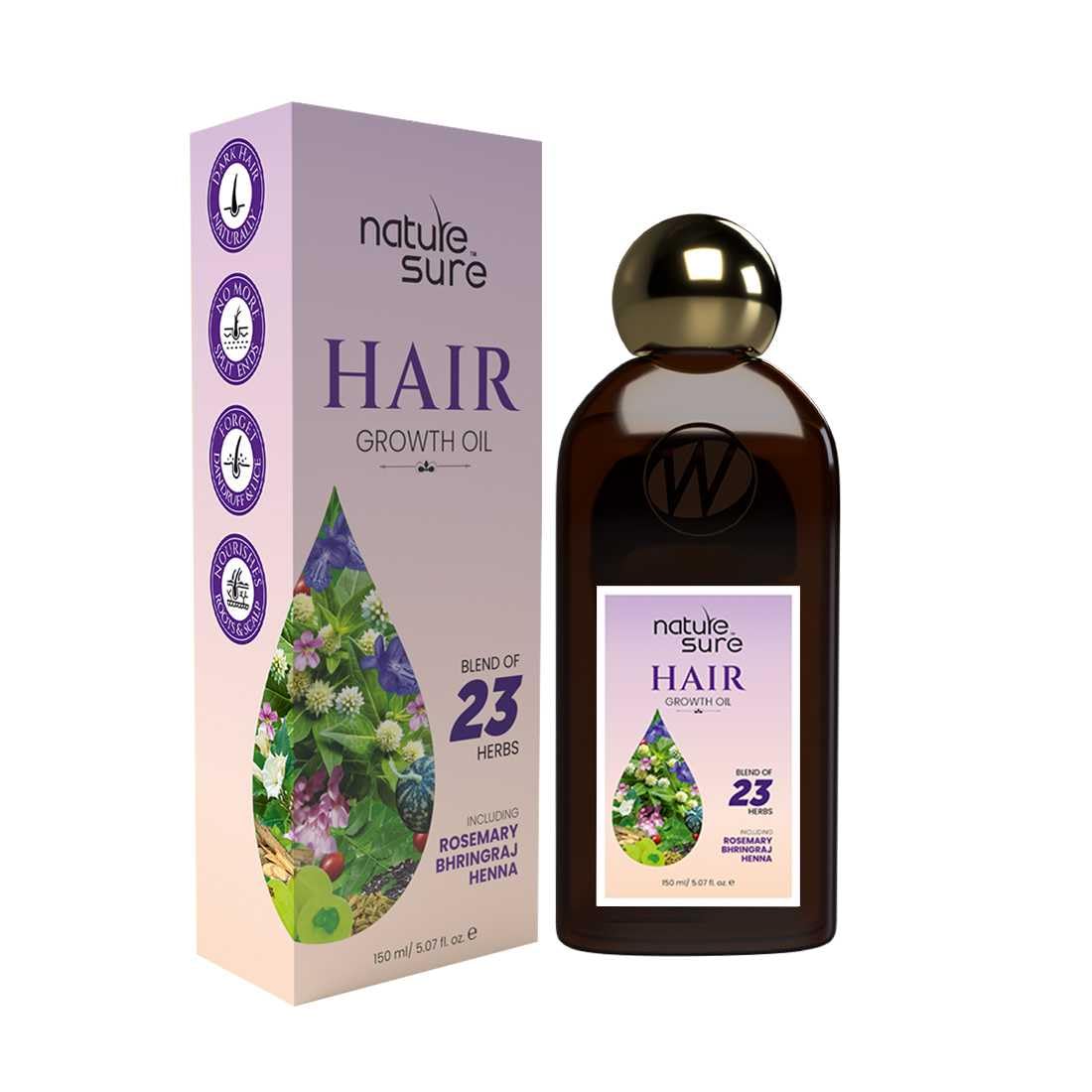 Nature Sure Hair Oil with Rosemary, Bhringraj and Henna - 150ml-image-15