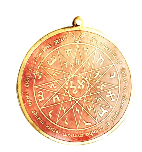 Talisman clé de Salomon collier pendentif laiton mémoire et esprit