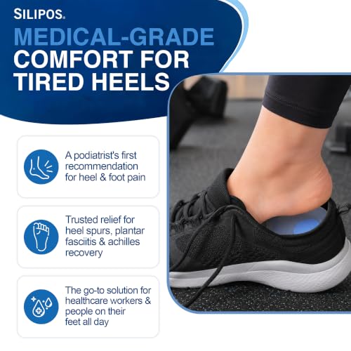 Image of Silipos WonderSpur Silicone Gel Heel Cups for Heel Pain & Plantar Fasciitis