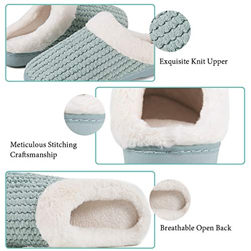 WateLves Women's Slippers Comfort Memory Foam House Slippers Plush Lining Bedroom Shoes for Indoor & Outdoor4
