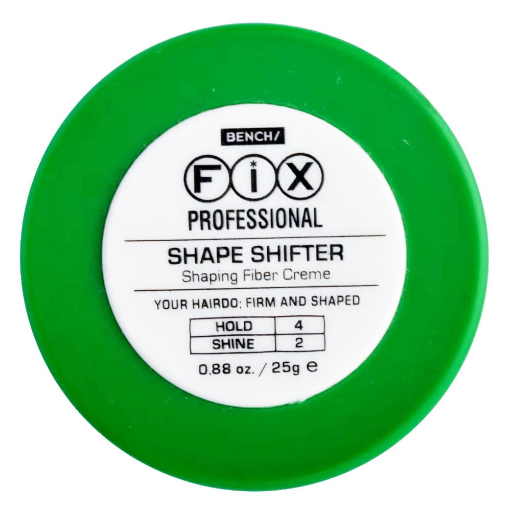 Bench Fix Professional SHAPE SHIFTER Shaping Fiber Cream | Hair Wax for Adult | Stylish Matte Finish with Volume | Non Sticky - 25gm - (Pack of 2).