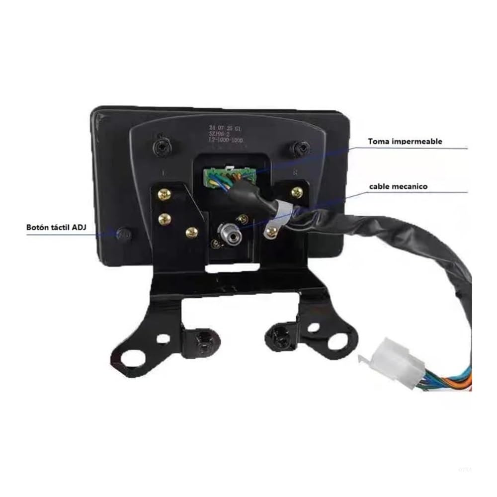 Digital Speedometer Dashboard Suitable Fit for 150 3.0 12V Waterproof Motorcycle Instrument Cluster LED Tachometer