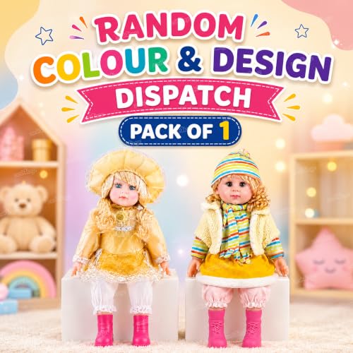 Image of Zest 4 Toyz Musical Doll Singing Rhyming Soft Stuffed Push Touch Sensors Doll Toy for Baby Girl - Yellow