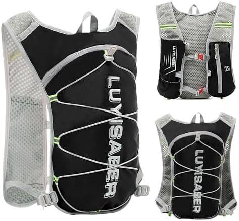 Flintronic Chaleco Hidratacion Trail Running Mujer Hombre, Ligero...