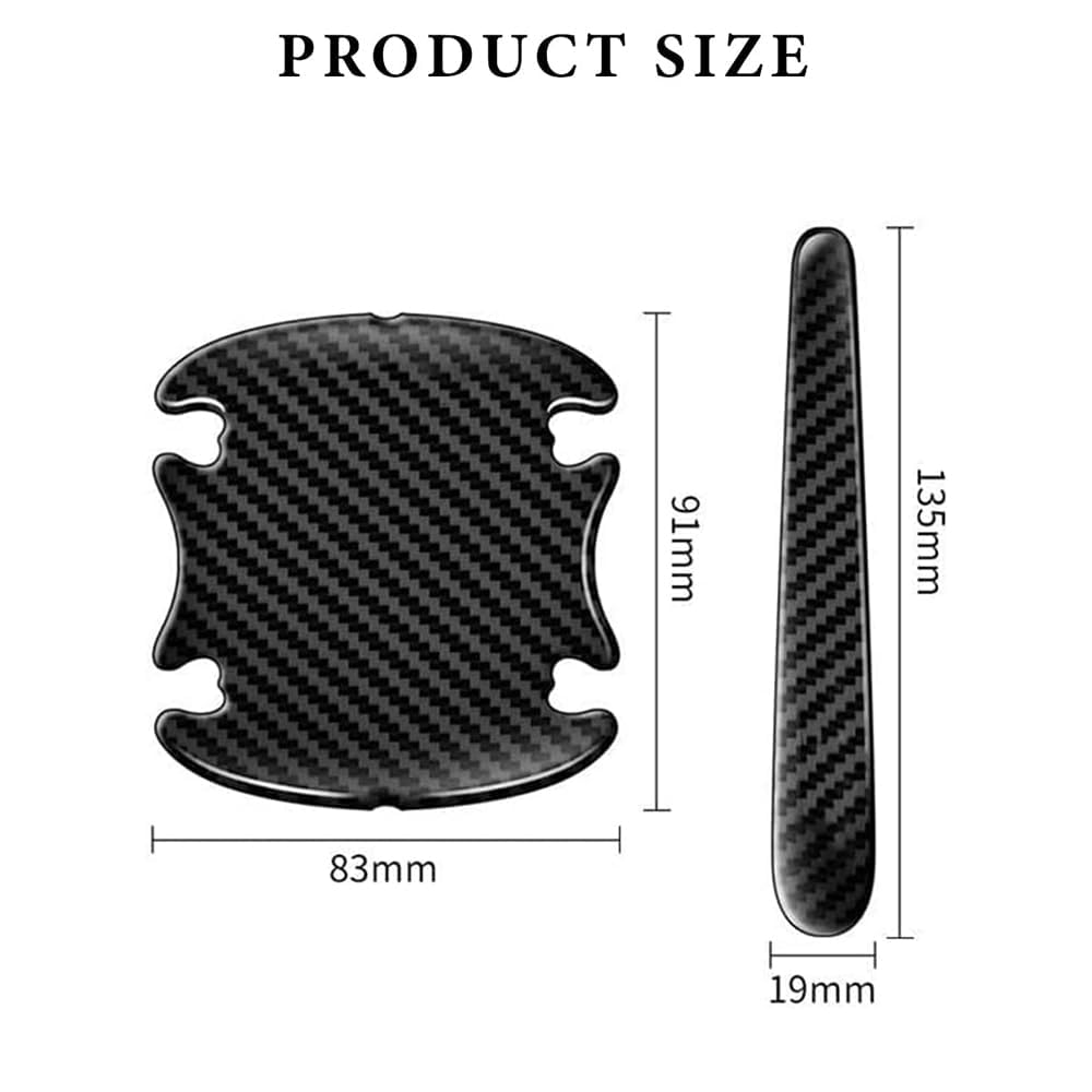 XIIDSTR Protecteur De Poignée De Porte De Voiture, Pour Jaguar F Pace(X761) XF 2016-2023 Anti-Collision Anti-Rayure Film De Poignée De Porte De Voiture