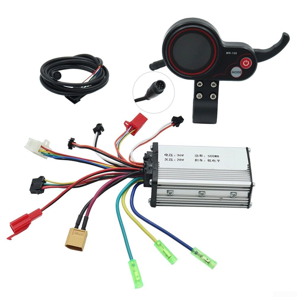 Kit di controller per scooter elettrico, 500 W, 36 V/48 V, con display LCD, per scooter elettrici Kugoo