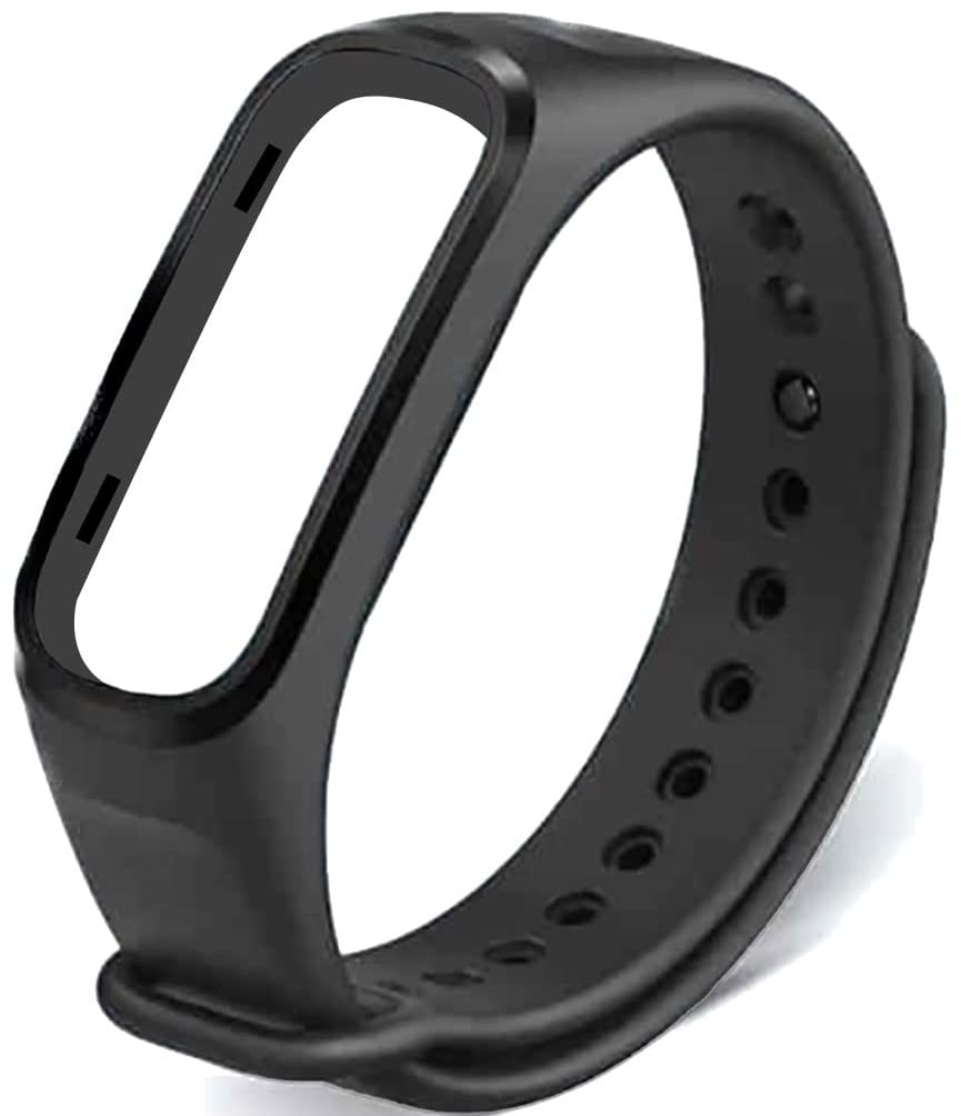 Techmount Soft Silicone Adjustable Colorful Replacement Wristband Strap Belt Compatible with Oneplus Smart Band & Oppo Smart Band (Black) (B0C2VF4V9R) Amazon Price History, Amazon Price Tracker