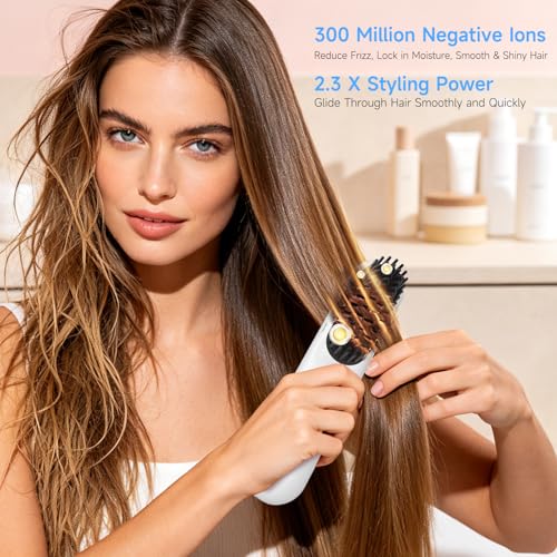 Cepillo alisador inalámbrico para cabello corto miniatura 7