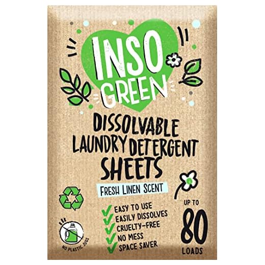 Eco Laundry Detergent Sheets - 80 Loads Laundry Sheets Detergent - Zero Plastic Washer Sheets Detergent - No Mess & Space-Saving Laundry Strips & Travel Laundry Detergent – 40 Earth Friendly Sheets