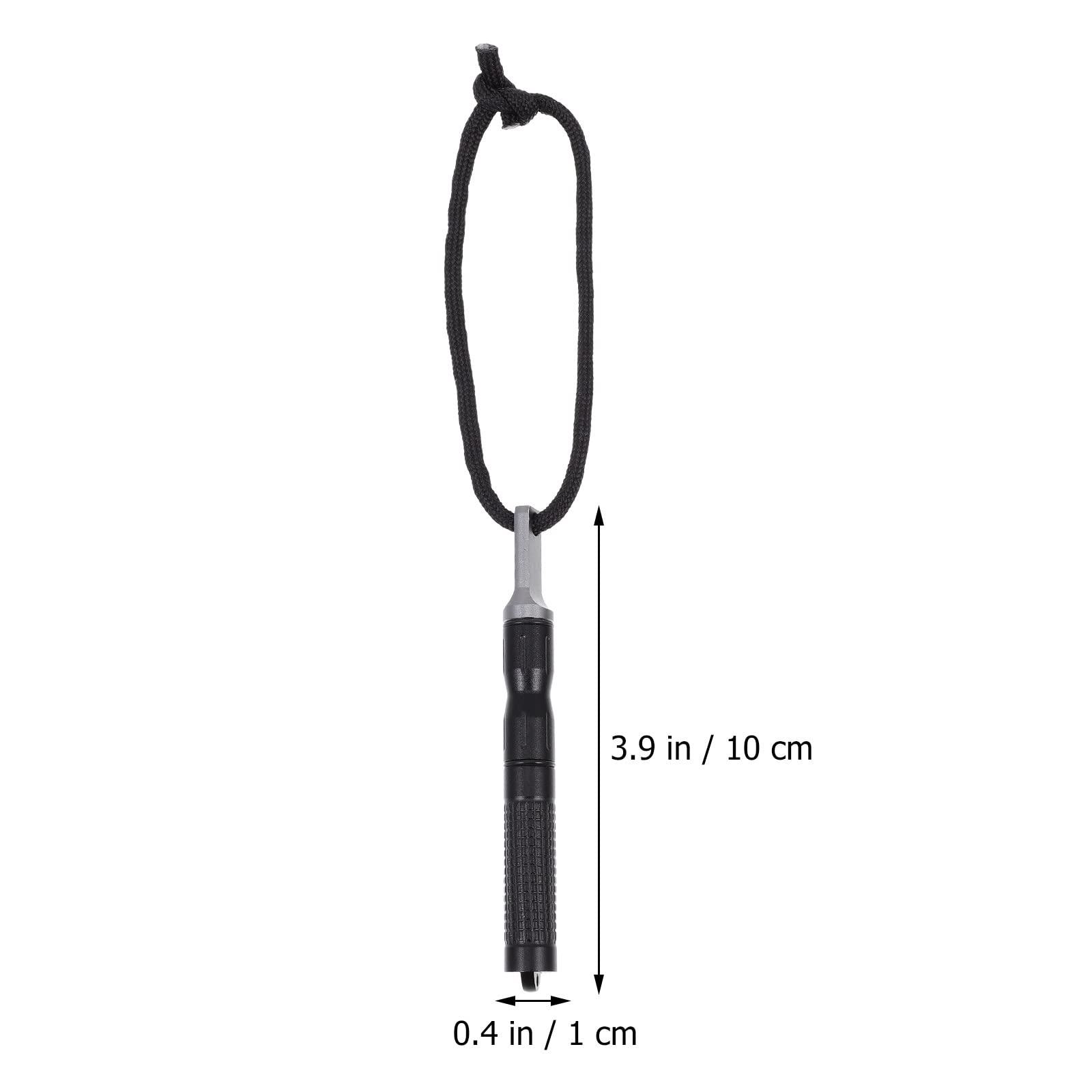 LUOZZY Waterproof Flint for Outdoor Fire Making Sticks for Travel Fire Staring Rod for Outdoor Picnic Camping Accessories (Black)