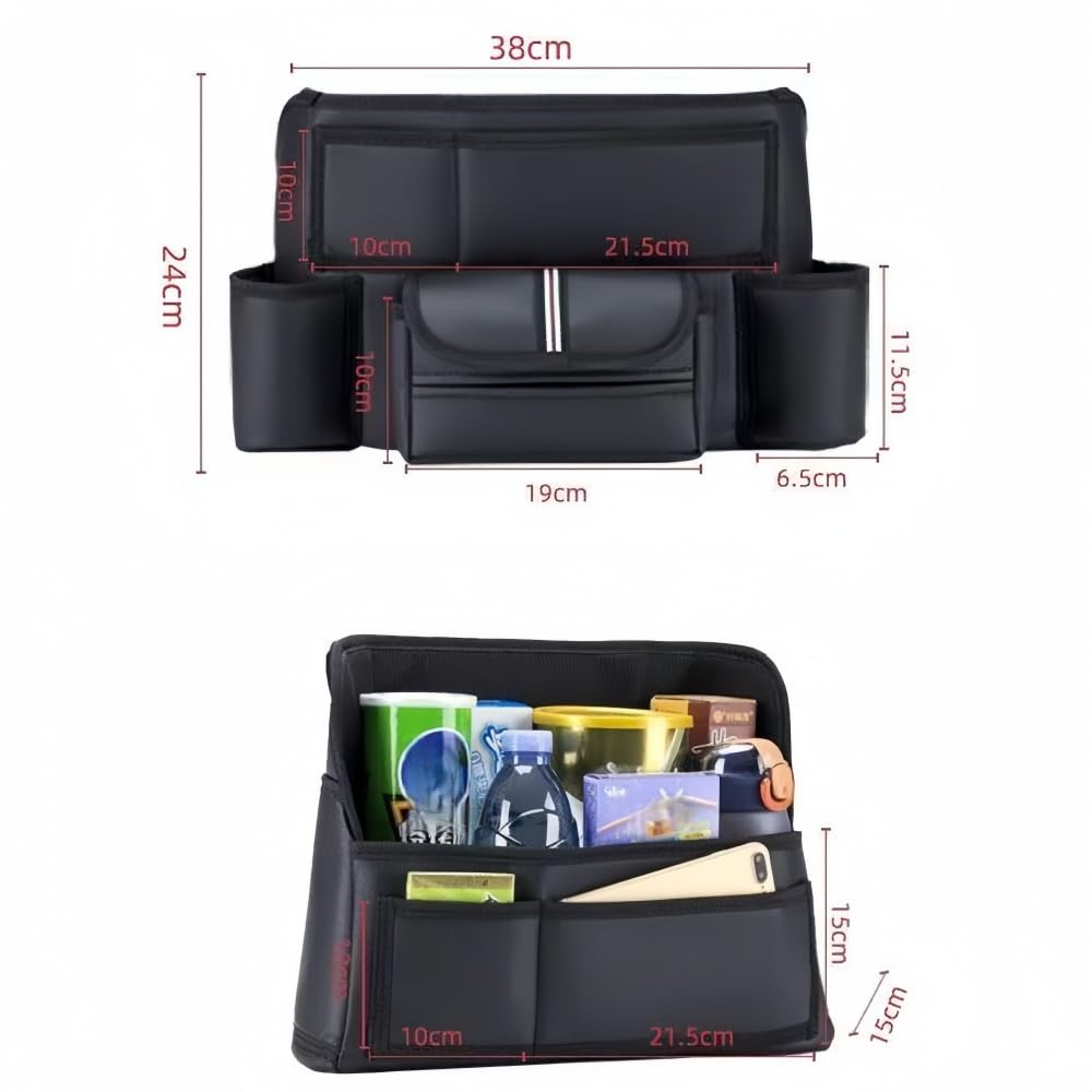 Organizador Asiento Coche para Jeep Grand Wagoneer, Organizador Extraíble Entre Asientos Delanteros Organizadores para Coche Organizador Coche,C