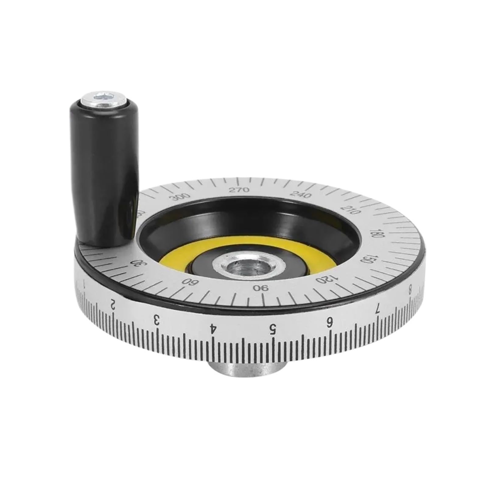 JWSEO 3Pcs 80Mm Solid Hand Wheel Scale Hand Wheel Mechanical Parts Bakelite Machine Handle Calibrated Handwheel