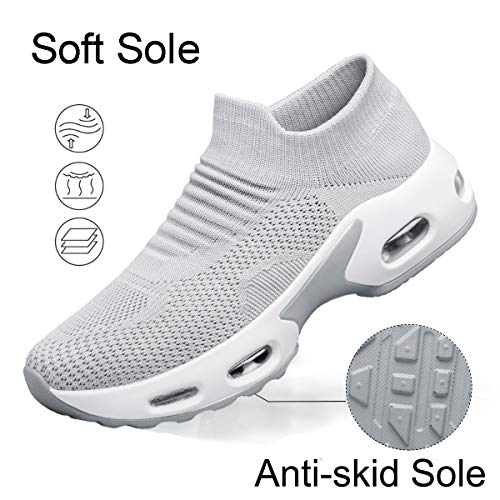 Yhoon Women'S Walking Shoes Sock Sneakers thumb #3