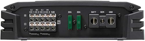 Miniatura 3 de ALPINE S-A55V 440w RMS 5-Channel S-Series Amplificador de audio para automóvil Clase D+Kit de amplificador