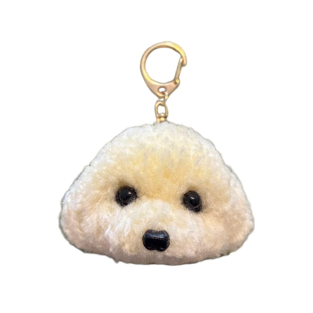 Amazon.co.jp: トイプードル 毛糸キーホルダー＊ぬいぐるみマスコット