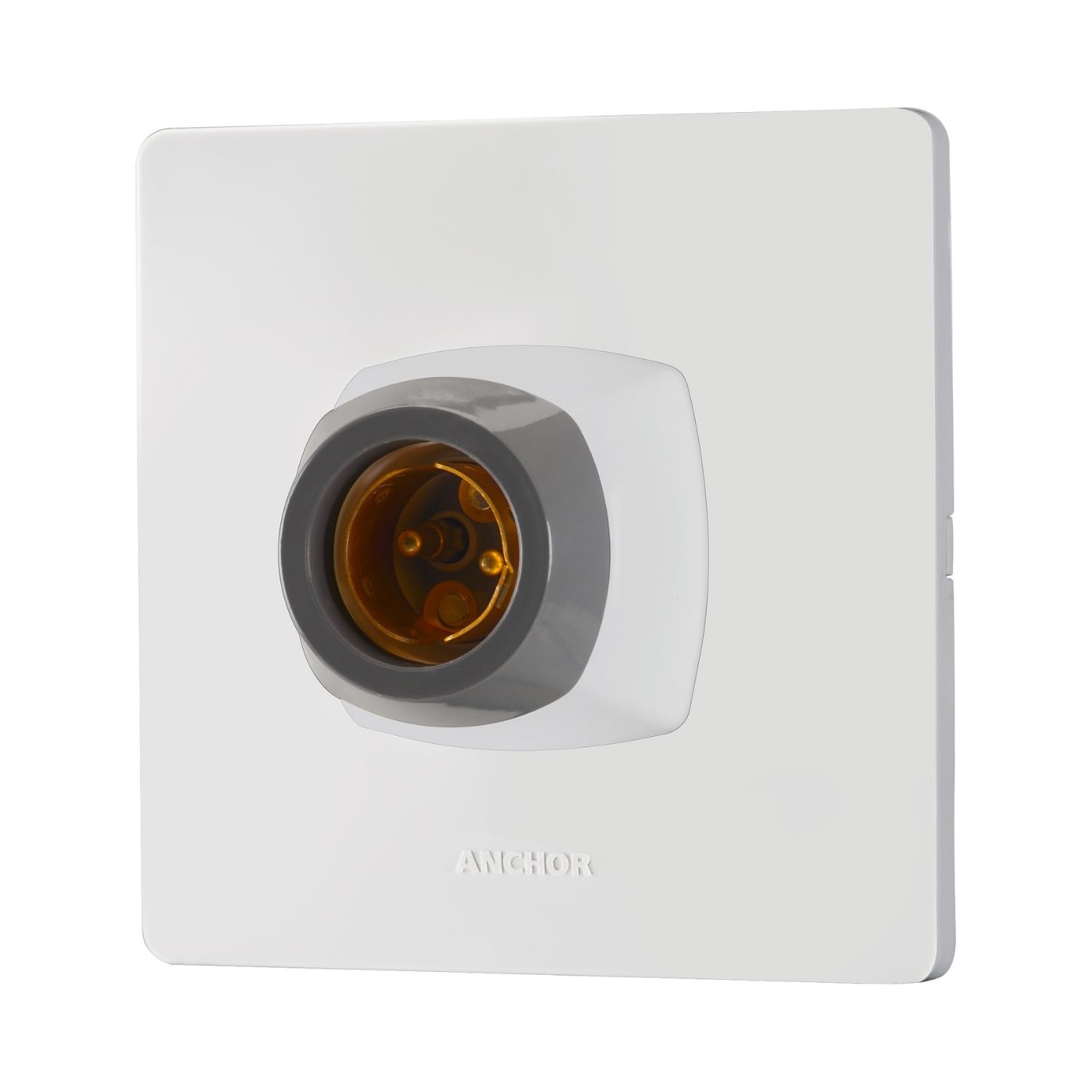 anchor by panasonic 240V Plastic 6A Modular Batten Lamp Holder (White, 39946)