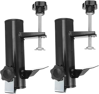 CLISPEED 2 Pçs Clipe De Guarda-Sol Kickstand Clipes De Retenção De Guarda-Sol Unbrella Braçadeira De Mastro De Guarda-Chuva Braçadeira De Guarda-Chuva De Piscina Suporte De Guarda-Chuva De