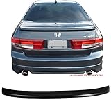 Trunk Spoiler Compatible with 2003-2005 Honda Accord, Factory Style ABS Car Exterior Trunk Spoiler Rear Wing Tail Roof Top Lid by IKON MOTORSPORTS, 2004