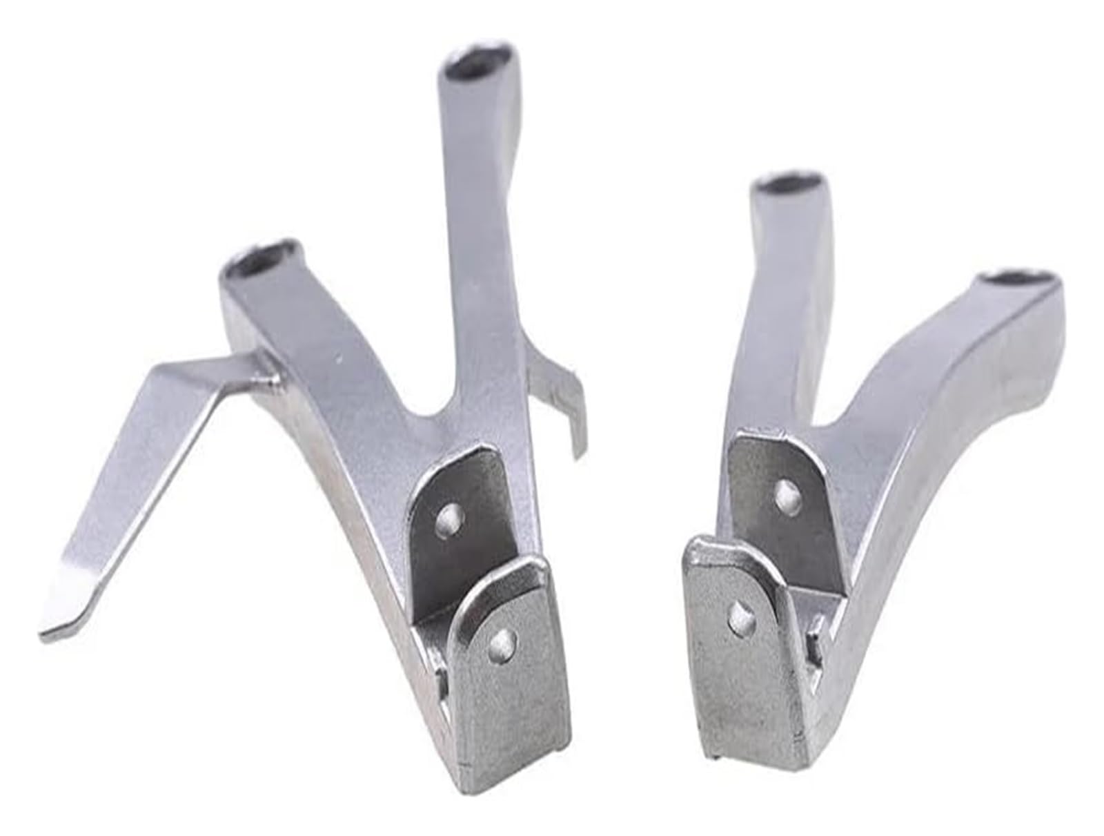 Pedane Passeggero Per Moto CBR600RR - Alluminio, Nero Argentato, Compatibile 2007-2018