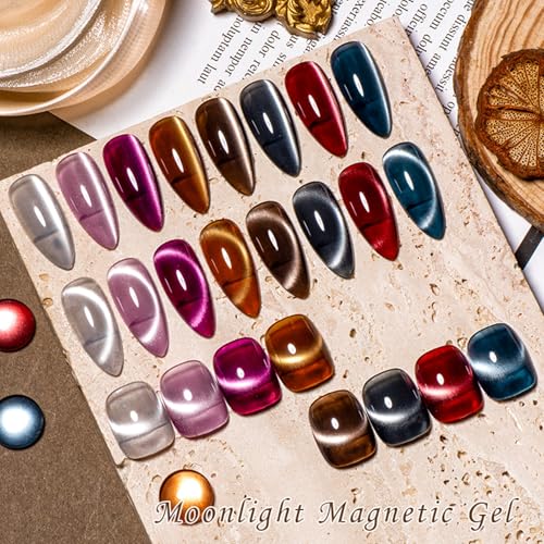 Esmalte Gel Magnético Cat Eye 9 Piezas para Uñas miniatura 5