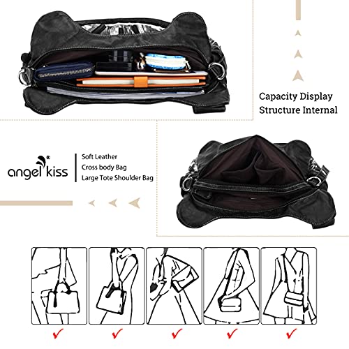 Image of Angelkiss Hobo Purses and handbags for Women Satchel Handbag Women Purses Large Daily Shoulder Bags