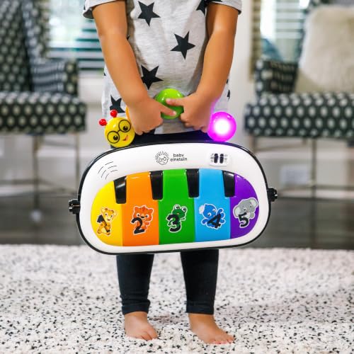 Image of Baby Einstein Kickin Tunes 5-in-1 Bundle, Music & Language Discovery Gym & Take Along Musical Baby Toy, for Ages 0 Months and Up