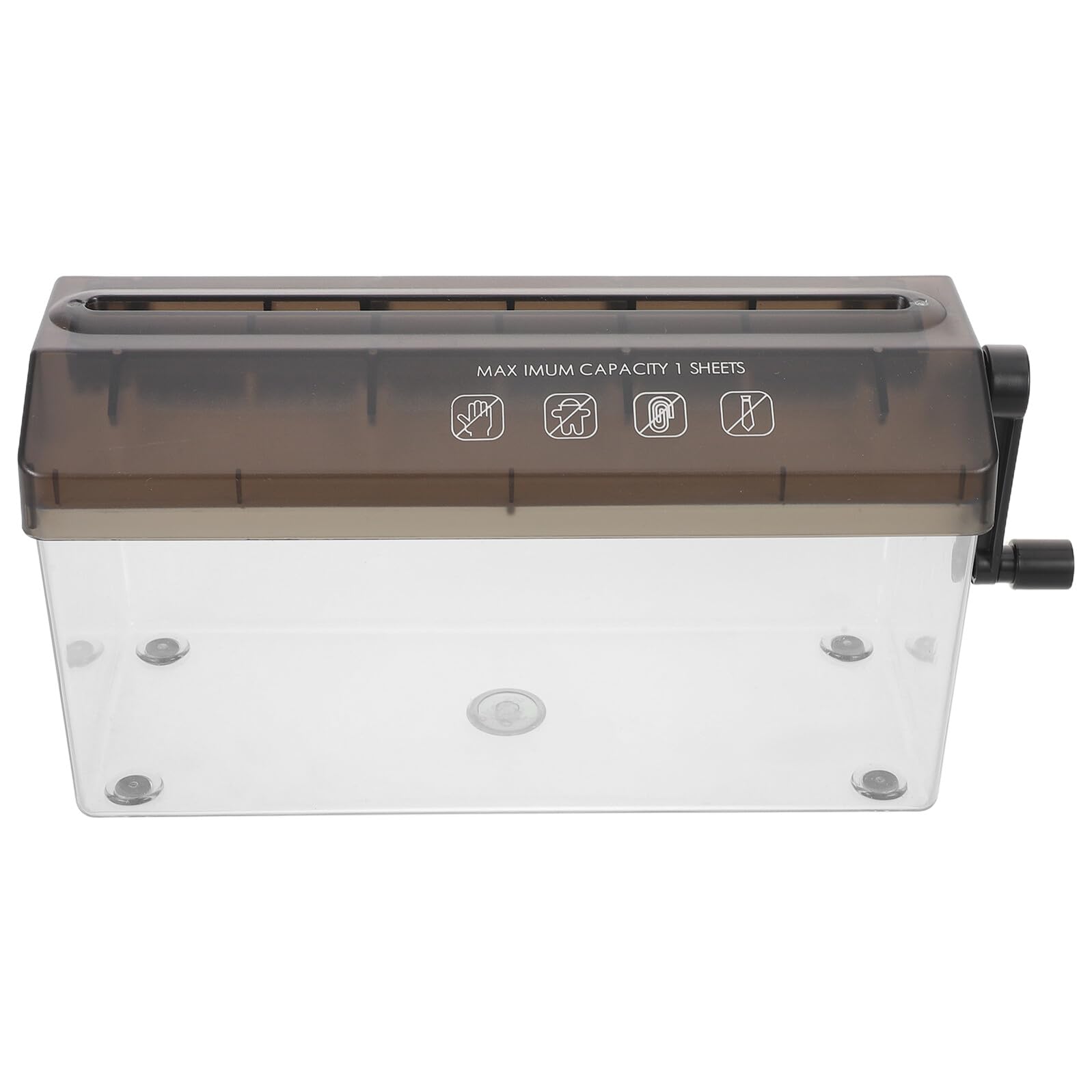 DOITOOL Distruggidocumenti Manuale Portatile con Manovella Mini Trituratore Carta per Ufficio e Casa Strumento Compatto in PP e Acciaio per Sicurezza Documenti