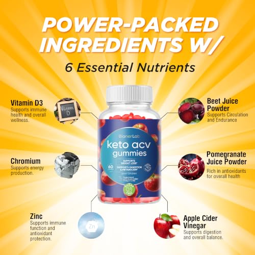 BionerLab Keto ACV Weight Loss Gummies