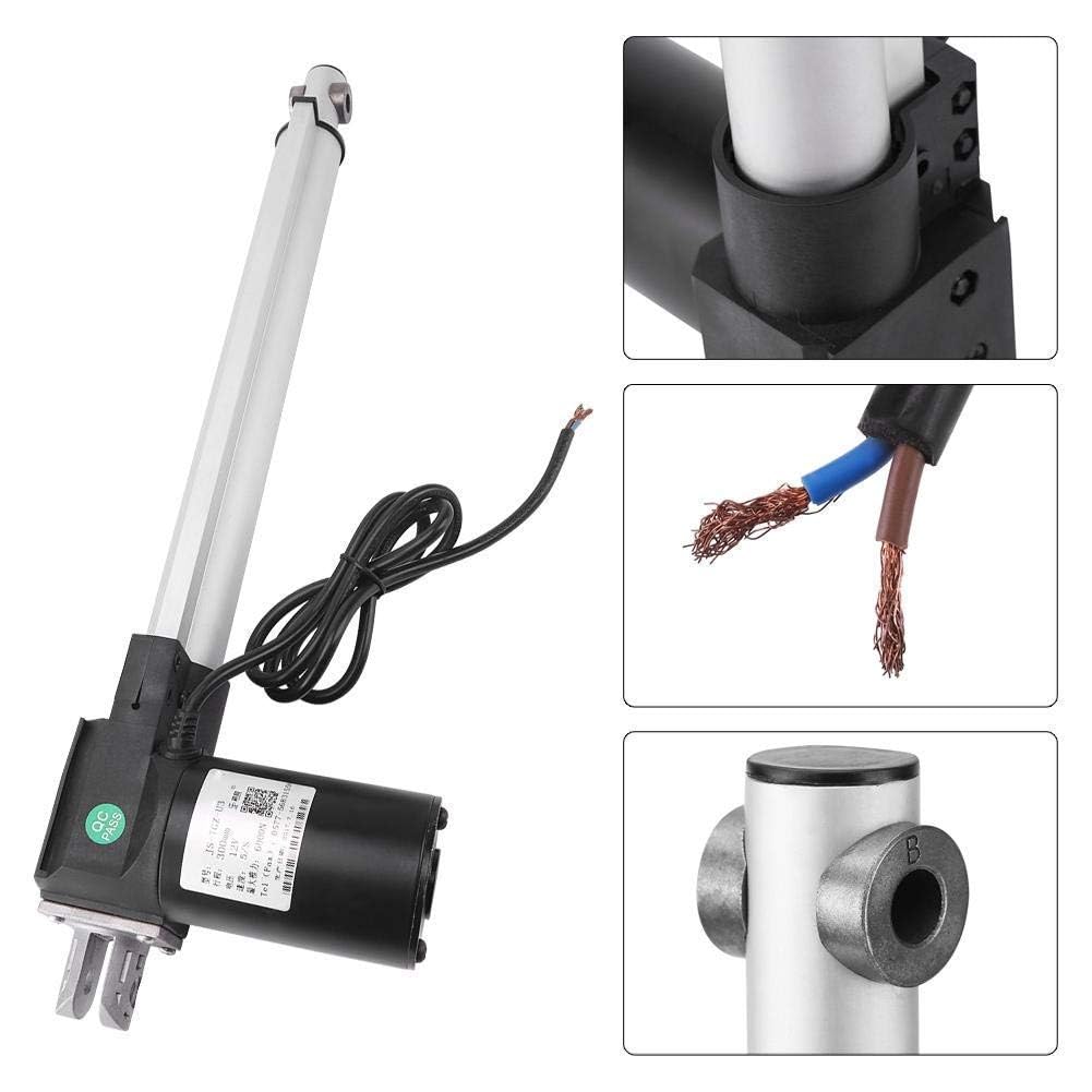 Accionamiento lineal de 12 V CC, actuador lineal, motor lineal, actuador lineal, actuadores para abrepuertas eléctricas médicas electrónicas, 6000 N, 300 mm