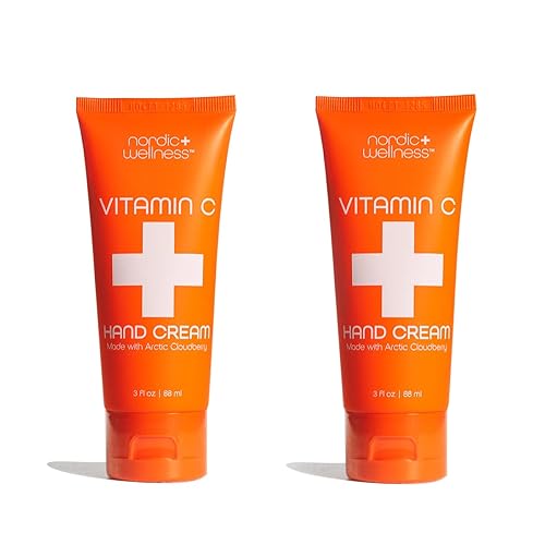 Nordic Wellness Crema de manos con vitamina C, paquete de 2