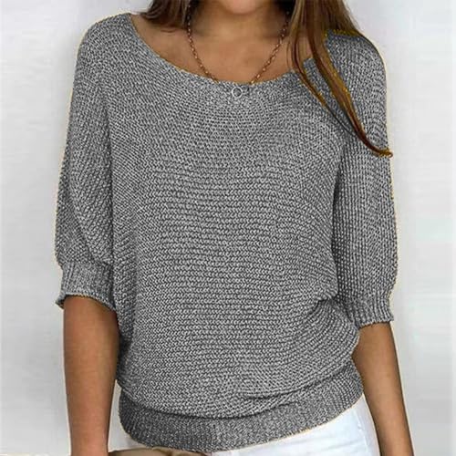 Bengbobar Lightweight Sweaters for Women V Neck Long Sleeve Knit Loose Oversized Pullover Sweater Top2